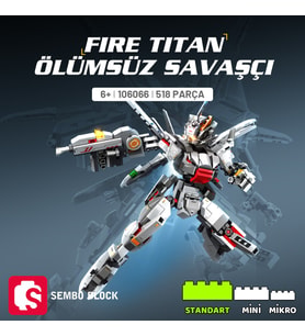 Fire Titan Ölümsüz Savaşçı Yapı Bloğu Seti