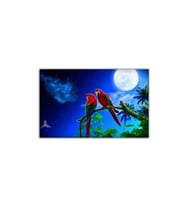 DBSanatevi Yıldızlar Altında Iki Papağan Tablo 40 X 60 Cm
