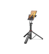 Telefon Tripodu Ve Selfie Çubuğu Seti Manyetik Bluetooth Kumandalı 130 Cm - Siyah ND1047