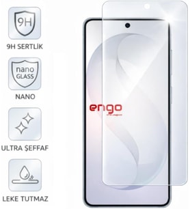 Samsung Galaxy S26 İle Uyumlu Ekran Koruyucu 9H Temperli Kırılmaz Esnek Nano Cam, Çizilmeye Dayanıklı Koruma, HD Şeffafsm-S942