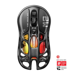 Gravastar Mercury M2 RGB 26.000 DPI Optik Gaming Mouse, Kablosuz, Stealth Black