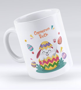 BK Gift Kişiye Özel Paskalya Bayramı Beyaz Kupa Bardak-15
