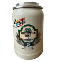 Nostaljik Alman Zinn Kapaklı Bira Bardağı TANKART