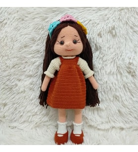 Amigurumi organik oyuncak bebek