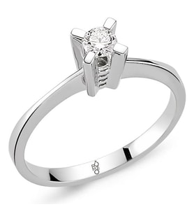 Romeo Pırlanta 0.25 Ct Tektaş Yüzük RM25028 (Çok Renkli)