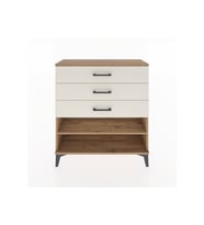 Arges Şifonyer Tek Raflı 3 Çekmeceli 88x30x96 Çam-Aytaşı