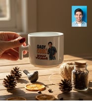 Kişiye Özel Karikatürlü Babaya Hediye Daddy Cool T Kupa Babalar Günü Hediyesi