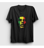 Presmono Unisex Siyah Ethiopia Bob Marley T-Shirt 264780tt