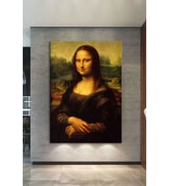 Leonardo Da Vinci Mona Lisa Kanvas Tablo ( 8 Farklı Ölçü )