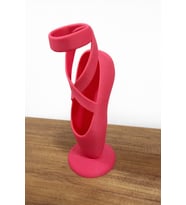 3D Pembe Bale Point Tasarım Masa Dekoru (20 cm)