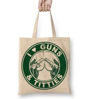 I Love Guns Bez Çanta Uzun Saplı