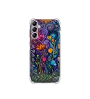 PrintiFy Samsung Galaxy A24 ile Uyumlu Düşlerin Dansı Serisi Rüyalar Ötesi Tasarımlı Uv Baskılı Köşe Korumalı Antişok Kılıf