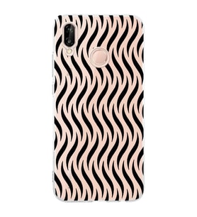 Huawei P20 Lite Uyumlu Baskılı Yumuşak Silikon Şeffaf Telefon Kılıfı
