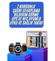 Yeni Nesil Unısex 7 Kordonlu Çok Fonksiyonlu Nabız Ölçer Uyku Takibi