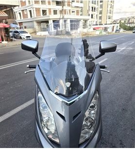 MOTOCAM Peugeot Satelis Ön Cam 2006-2014 Model 63cm Şeffaf Renkli 4mm