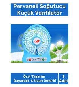 Özel Üretim Usb Şarjlı 3 Kademeli Sessiz Taşınabilir Mini Fan Pervaneli Soğutucu Küçük Vantilatör
