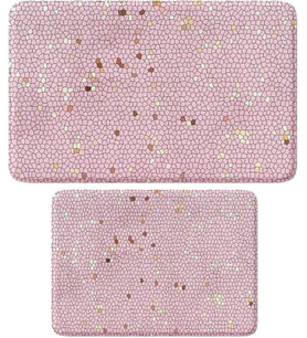 2'li Takım Banyo Paspası, Kaymaz Taban, Makinede Yıkanabilir (40x60_50x80)