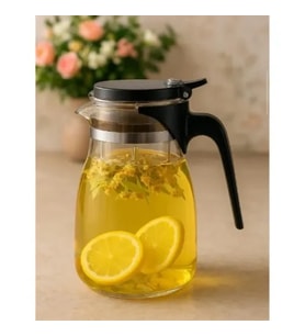 Dodes 900 ml Süzgeçli Cam Sürahi