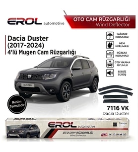 DACİA DUSTER (2017-2024) 4'LÜ MUGEN CAM RÜZGARLIĞI