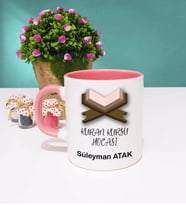 Kuran Kursu Hocası Kupa Bardak Pembe