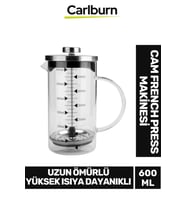 Özel Üretim Isıyı Uzun Süre Koruyan Süzgeçli Bitki Çayı Demliği Filtre Kahve French Press 600 ml