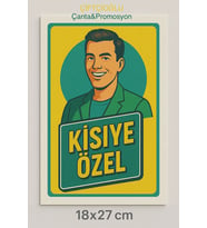 Kişiye Özel Fotoğraf-Film,Dizi Replik-Yazı Baskılı 18x27cm 3mm Mdf Tablo Retro Tasarım