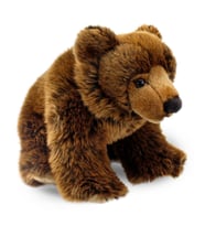 Kahverengi Boz Ayı 33 cm (Çok Renkli)