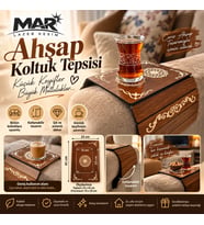 Ahşap Koltuk Kolu Tepsisi Yan Sehpa, Koltuk Kenarı, Katlanabilir Portatif Amerikan Servisi