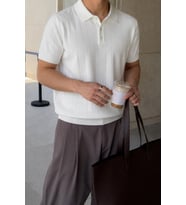 Erkek Çizgili Triko Polo Yaka Tişört – Slim Fit Premium Pamuklu Yazlık Polo