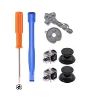 XBOX 360 Analog Motor Topuz İç Lastik T8 Tornavida Ayırıcı Tamir Seti 2+2 Siyah Yedek Parça
