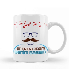 Babalar Günü Babaya Hediye 067 Kupa Bardak Porselen