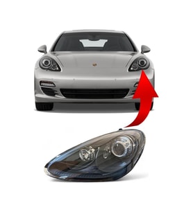 Porsche Panamera Ön Far Komple Sol Afs+Led 2011-2014 95863128302