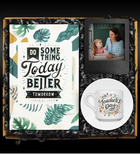 Fincan & Özel Tasarım Defter & Kişiye Özel Çerçeve Seti