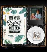 Fincan & Özel Tasarım Defter & Kişiye Özel Çerçeve Seti