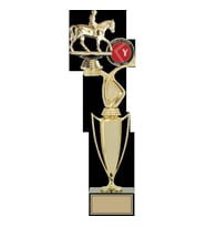 ODAK KUPA - Figürlü Kupalar - At / Binici Figürlü Kupalar FG-043 A - 43 cm
