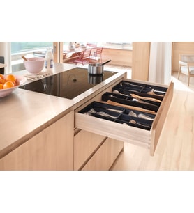Blum Ambia-line Çekmece İçi Kaşıklık Antrasit-mat Siyah 120 Cm. Modül Zc7s500bs3-120
