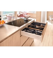 Blum Ambia-line Çekmece İçi Kaşıklık Antrasit-mat Siyah 120 Cm. Modül Zc7s500bs3-120