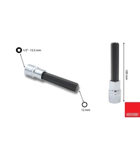 Ceta Form 1/2"" Allen Uçlu Lokma (Uzun Tip) - 12x 00 mm