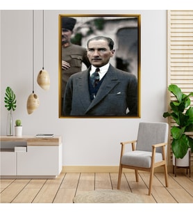 ÇERÇEVELİ ATATÜRK TABLO S208