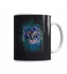 Cat Color Kedi Kupa Bardak Porselen