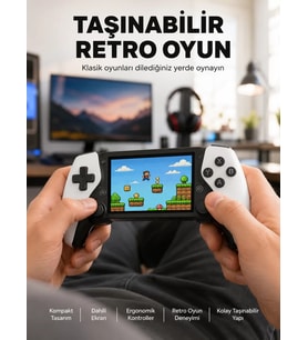 PS1 GBA NES Oyun Destekli Retro Cihaz Yeni Nesil