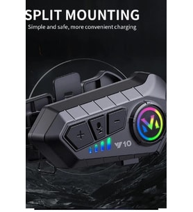 Y10 Kask Kulaklık Bluetooth Motosiklet Kulaklık 5,3 Bluetooth Intercom Motorsiklet Kulaklık