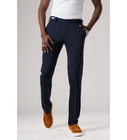 Slimfit Beli Yarım Lastikli Esnek Kumaş Rayon Yazlık Pantolon