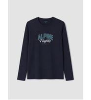 LC WAIKIKI Lacivert Bisiklet Yaka Erkek Pijama Üst