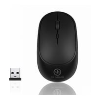 Durukar® Siyah Renkli Ergonomik Sessiz Kablosuz Mouse – USB Alıcılı, Ofis ve Oyun İçin Konforlu Bilg