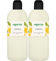 Agarta Kolonya 400 ML Limon 80 Derece Pet Şişe (2 Li Set)