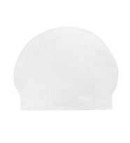 Bermuda Latex Swim Cap Yüzücü Bonesi BEYAZ