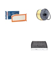 Bosch Filtre Bakım Seti Renault Clio IV 1.2 TCe 120 Beygir Benzinli 2012-2019 Hava + Yağ F. + Polen Filtre Bosch