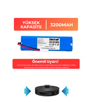 Tefal X-Plorer Serie 75 Robot Süpürge Bataryası (YÜKSEK KAPASİTE) 3200mAh