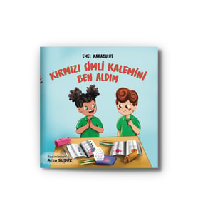 Kırmızı Simli Kalemini Ben Aldım (Krem)